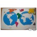 Montessori Puzzle harta continente